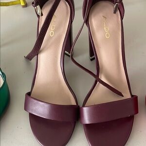 Aldo Red Heels Elegant and Stylish